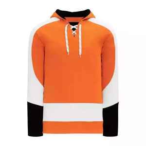 Maillot de hockey personnalisé en coton mélangé de haute qualité, sweat à capuche de hockey sur glace tendance avec logo brodé par sublimation - Product Image 1