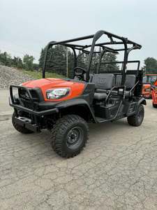 Vehículo Utilitario Kubota RTV-X 110cc, 4 Tiempos, 4x4, Transmisión Automática, Gasolina/Diésel, Certificado por la EPA, Carrocería Naranja y Negra - Product Image 1