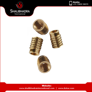 น็อตยึดคุณภาพสูงทำจากทองเหลืองชุบนิกเกิลเคลือบทอง ผลิตโดยผู้ผลิตจากอินเดีย (OEM) - Product Image 2