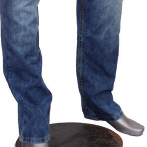 Jeans en denim élégants et tendance pour hommes, conçus sur mesure, vêtements de rue, service OEM, lavés, solides, respirants, 100% - Product Image 6