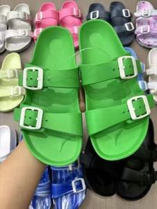 Ventes à durée limitée adultes hommes et femmes <span class=keywords><strong>EVA</strong></span> boucle plate-forme sandales doux antidérapant été mode pantoufles stock chaussures - Product Image 2