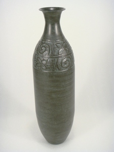 Pot de fleurs en métal Vase pour décoration intérieure Salon Balcon Table Intérieur Extérieur - Product Image 4