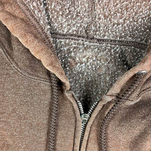 Sweat à capuche zippé en molleton épais, économique, en mélange de coton écologique, avec design vieilli et effet délavé au soleil, pour l'hiver - Product Image 6
