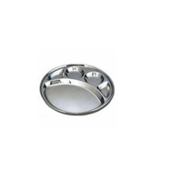 Assiette décorative de table Dernière conception Conteneur durable fait à la main de qualité alimentaire Assiette en acier inoxydable Passe au lave-vaisselle