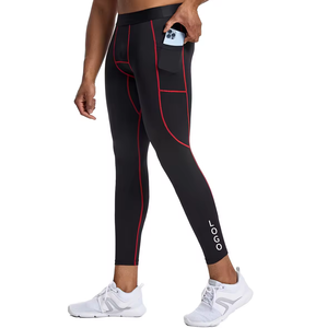 Low MOQ <b>Legging</b> For <b>Men</b> High Quality Tight <b>Men</b> Fitness Wear <b>Compression</b> Pants Pockets Cool Dry Sports <b>Leggings</b> Running Tights - Product Image 2