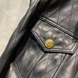 Fleece Leather Jackets <b>Women</b> <b>Winter</b> Warm Thickened <b>Coat</b> Female Vintage Loose Lapel Outwear Ladies Chic <b>Long</b> Sleeve Zipper Jacket - Product Image 4