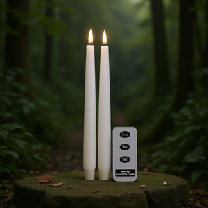 <b>STAR</b> TRADING 2.1x28.5cm White <b>LED</b> Candle 2SZ Flameless & <b>LED</b> Candles - Product Image 3