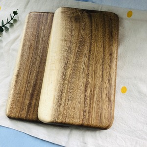 Plateau carré en ACACIA naturel plateau de service plateaux de fruits dîner de fête 25x15 vaisselle OEM ustensile fabriqué par un fournisseur vietnamien - Product Image 3