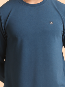 Qualité supérieure Doux Confortable Cou Côtelé T-shirt Manches Longues À Manches Longues Vêtements Décontractés Élégant Impression Tissu Tissé Superposition - Product Image 6