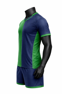 Uniforme de Fútbol Personalizado al por Mayor, Camiseta y Pantalones Cortos Transpirables que Absorben la Humedad, Uniforme para Entrenamiento y Partido - Product Image 4