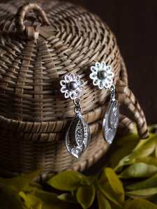 เครื่องประดับอินเดียคุณภาพสูง ขายดี ดีไซน์หรูหรา สง่างาม ระยิบระยับ 9 ชิ้น งานแฮนด์เมด - Product Image 2