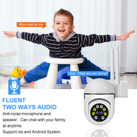 Caméra WiFi sans fil miniature 1080P H.264 avec fonction Pan/Tilt, dôme 360°, surveillance domestique, détection de mouvement, contrôle à distance