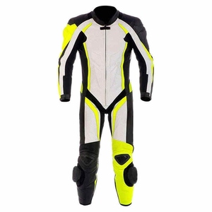 Combinaison de course de moto pour hommes personnalisée combinaison de course de motard en cuir une pièce pour motocyclistes - Product Image 3