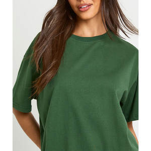 Camiseta ligera de gran tamaño para mujer, camisetas en blanco GSM personalizadas a la venta - Product Image 4