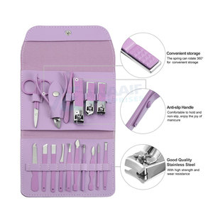 Ensemble de manucure en acier inoxydable pour femmes coupe-ongles et trousse à outils de pédicure coffret cadeau de beauté - Product Image 2