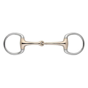 ปากเป่ายางสแตนเลสใหม่คุณภาพสูงแหวนร่วมคู่บิตสเนฟเฟิลกระโดดขี่ม้า - Product Image 6