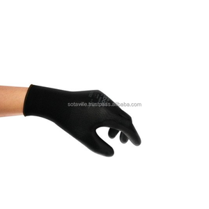 Gants de protection Offre Spéciale ajustés et à haute dextérité, gants de travail enduits de PU noirs avec une bonne résistance à l'abrasion - Product Image 4