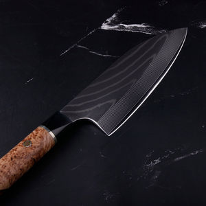 Cuchillo de Chef Japonés de Alta Gama con Mango de Resina de 6.5 Pulgadas, Cuchillo Deba VG10 Damasco, Cuchillo de Cocina Gyuto - Product Image 6