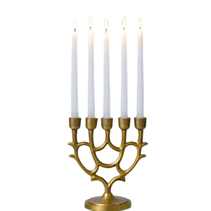 Bougeoir en métal en forme de conception faite à la main support finition or accessoires d'éclairage décoratifs matériau de haute qualité - Product Image 1