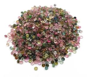 Turmalina Natural Multicolor de Corte 5x5mm, Gemas Sueltas Facetadas, Tratamiento Premium de Encerado/Aceitado, Certificadas por Terceros - Product Image 4