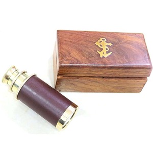 Vente chaude Vintage Style Laiton Spyglass Portable Télescope Nautique De Poche avec pour Sharp Optics pour Voyage - Product Image 1