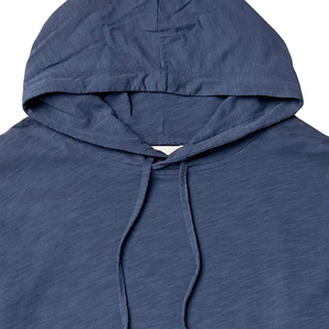 Sweat à capuche coupe ajustée à manches longues en toile de haute qualité pour femmes pour l'hiver couleur unie Logo personnalisé avant - Product Image 6