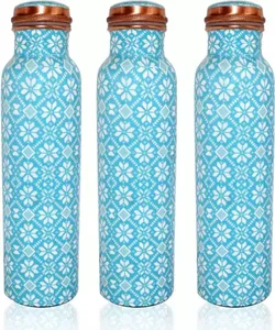 Venta caliente botellas de cobre pintadas a mano a bajo precio botella de cobre esmaltada de lujo pintada a mano al por mayor de alta calidad de larga duración - Product Image 2