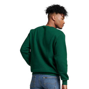 Sweatshirts unisexes 100% coton Sweatshirts à col rond imprimés en relief avec logo personnalisé - Product Image 6