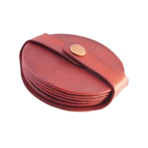 Haute qualité 4 pièces en cuir véritable boisson thé tasse sous-verres ensemble Logo personnalisé conception luxe Style Premium tapis/Pad en gros - Product Image 1