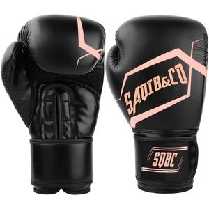 Gants de sparring professionnels à crochet et boucle, fabriqués à la main avec des gants en cuir artificiel de super qualité - Product Image 5