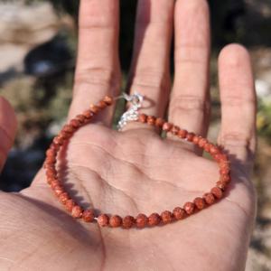 Natural Red Sunstone Beaded Adjustable <b>Bracelet</b> Plain Gemstone Jewelry Women 8MM Healing Crystal Gift Bulk - Product Image 2