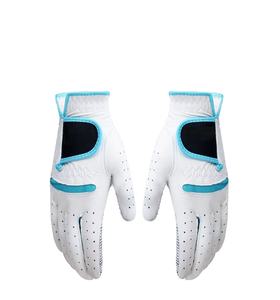 Fabrication de gants de golf en cuir véritable Cabretta de qualité supérieure pour femme homme avec design durable personnalisé et couleurs en peau de mouton - Product Image 1