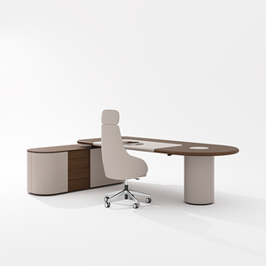 Escritorio <span class=keywords><strong>de</strong></span> oficina ejecutivo <span class=keywords><strong>de</strong></span> lujo en forma <span class=keywords><strong>de</strong></span> L Diseño <span class=keywords><strong>de</strong></span> clase alta para comodidad y estilo - Product Image 3