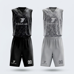 Uniformes de Baloncesto Reversibles para Hombre, Cuello en V, 100% Poliéster, Impresión Personalizada, Precio Económico, Nueva Llegada, Transpirables y de Secado Rápido - Product Image 1