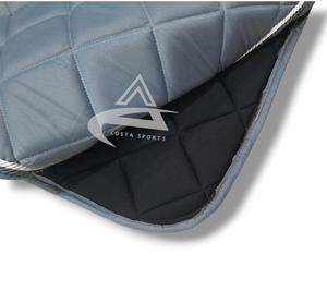 Eco-friendly Horse Saddle <b>Pad</b> Comfortable Breathable Cotton Fabric Polycotton Lining Anti-Shrink <b>Foam</b> Filled for Equestrian Use - Product Image 5