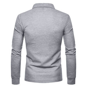 Camisas Polo a Precio Razonable para Hombre, Camisas de Manga Larga para Otoño, Camisas Rojas Ajustadas con Cuello y Botones para Hombre - Product Image 6