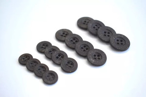 Best Sales Eco-Friendly Bio Coffee 4-Hole Shirt <b>Buttons</b> Size 10mm Shirt <b>Buttons</b> Natural Color Resin <b>Button</b> For Clothes Shirt - Product Image 4
