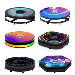 บูธถ่ายภาพแบบพกพา 360 องศา ขนาด 115 ซม. บูธวิดีโอแบบอินฟินิตี้ พร้อมไฟ LED และบูธถ่ายภาพกระจกนิรภัยแบบพกพาขนาด 80 ซม. พร้อมกล้อง - Product Image 5