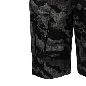 Premium 100% coton hommes Cargo Shorts nouvelle mode couleur unie Style décontracté plaine teint Technique en vente - Product Image 5