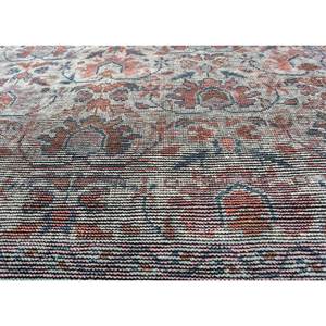 Alfombras de Lana Anudadas a Mano Viscaya en Rojo y Naranja con Diseños Abstractos y Rectangulares para el Hogar, Pasillo y Habitación - Alfombras 3D para Adolescentes - Product Image 3