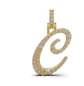 Colgante de Plata de Ley 925 con nombre de moissanita helada, joyería personalizada - Product Image 2