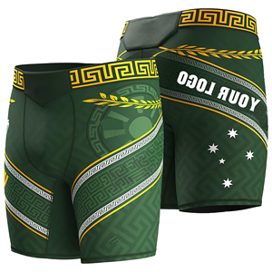 กางเกงขาสั้นตาข่ายสำหรับวิ่งออกกำลังกายฟิตเนสยิม BJJ NO GI ยืดพอดีเอวยางยืดระบายอากาศได้ดีแห้งเร็ว unisex สำหรับต่อสู้ - Product Image 2