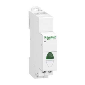 Per SCHNEIDER ELECTRIC A9E18331 Acti9 IIL Indicatore LED Verde Singolo 12-48 Vac/DC - Product Image 1