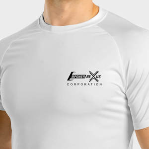 Camiseta de gimnasio cómoda de Material duradero para hombres, camisetas de gimnasio de Color sólido para hombres hechas en Pakistán - Product Image 5