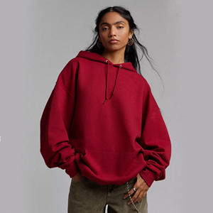 Sudadera con capucha de invierno informal para mujer, jersey de manga larga con capucha, 100% de algodón, sudaderas transpirables de Color personalizables de gran tamaño para mujer - Product Image 5