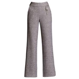 Pantalon de survêtement taille haute pour femme Pantalon de tous les jours en toile extensible confortable avec ceinture élastique et poches - Product Image 4