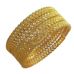 เครื่องประดับงานแต่งงานแบบปากีสถาน กำไลเจ้าสาวสีทอง กำไลงานแต่งงานสำหรับผู้ใหญ่ สามารถสั่งทำได้ - Product Image 6