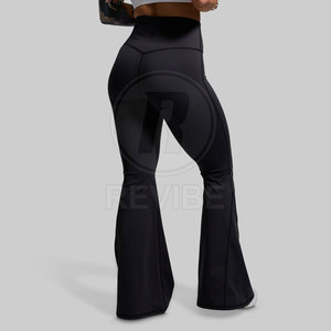 Custom Design Yoga <b>Legging</b> Spandex Polyester Made Women <b>Flare</b> <b>Legging</b> Unique Style Women <b>Flare</b> <b>Legging</b> - Product Image 2