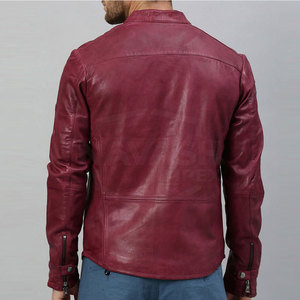 Chaqueta de Cuero de Venta Directa de Fábrica 2025, Chaqueta de Cuero del Mejor Material, Chaqueta de Cuero de Nuevo Diseño - Product Image 3