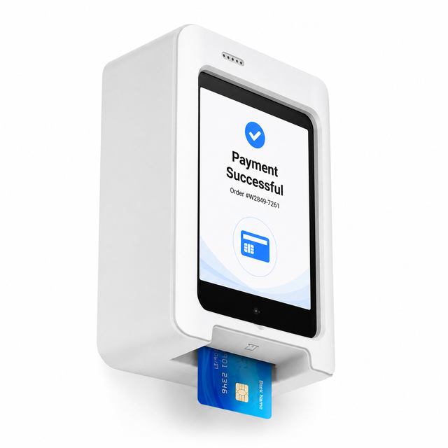 Android IC Payment Terminal IK10 Unattended Wall-mounted Self-service Ordering NFC Payment Terminal Z80-UPT